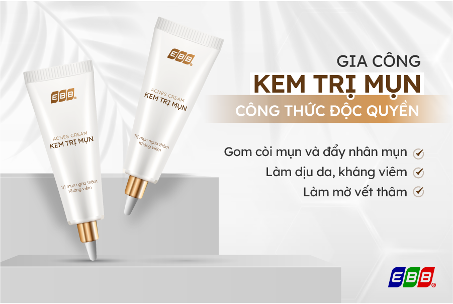 Gia Công Kem Trị Mụn