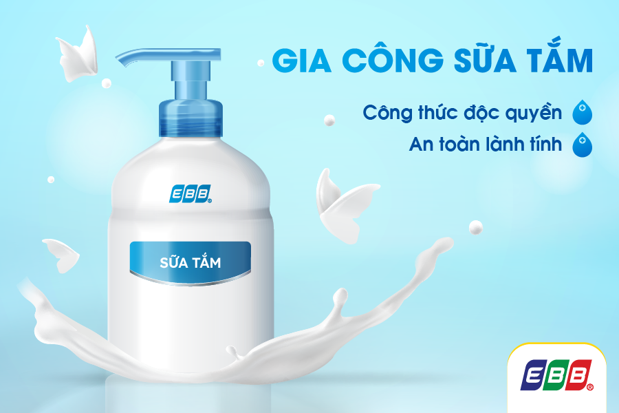 Gia công sữa tắm công thức độc quyền