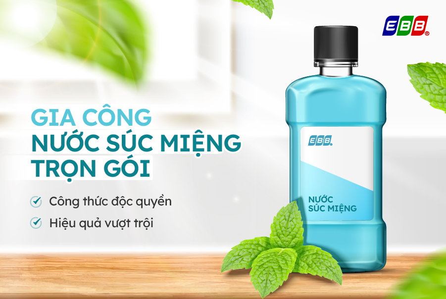 Gia công nước súc miệng