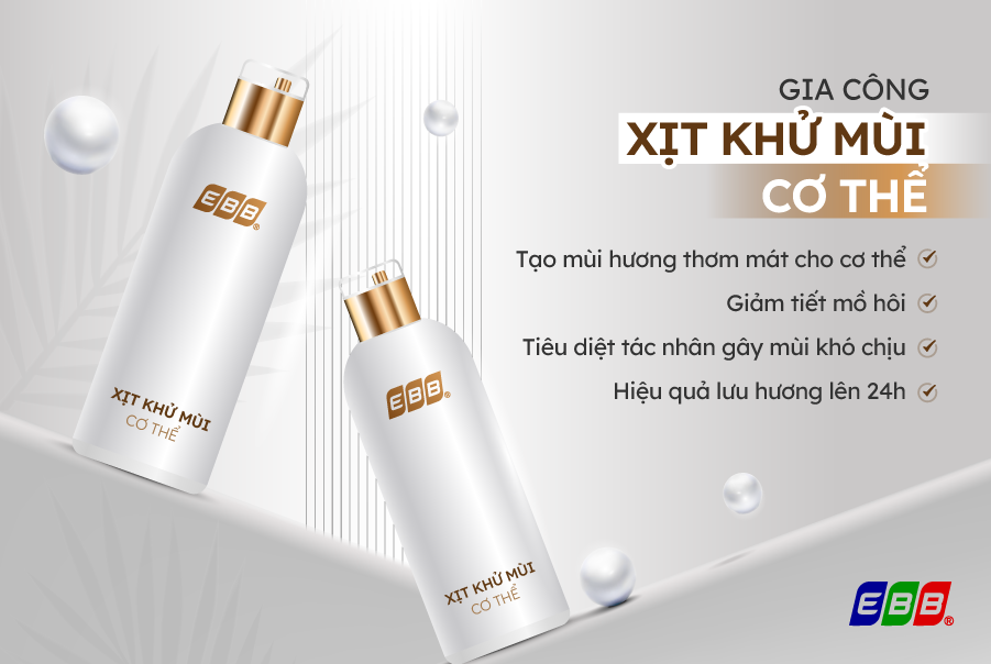 Gia công xịt khử mùi cơ thể