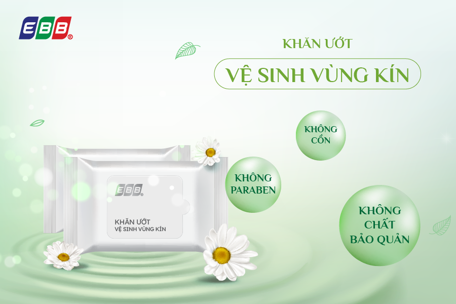 Gia công khăn ướt vệ sinh vùng kín