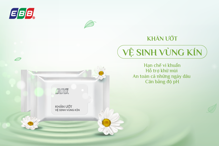 Gia công khăn ướt vệ sinh vùng kín