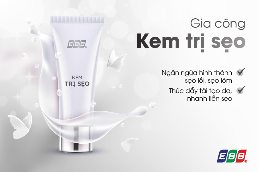 Gia công kem trị sẹo