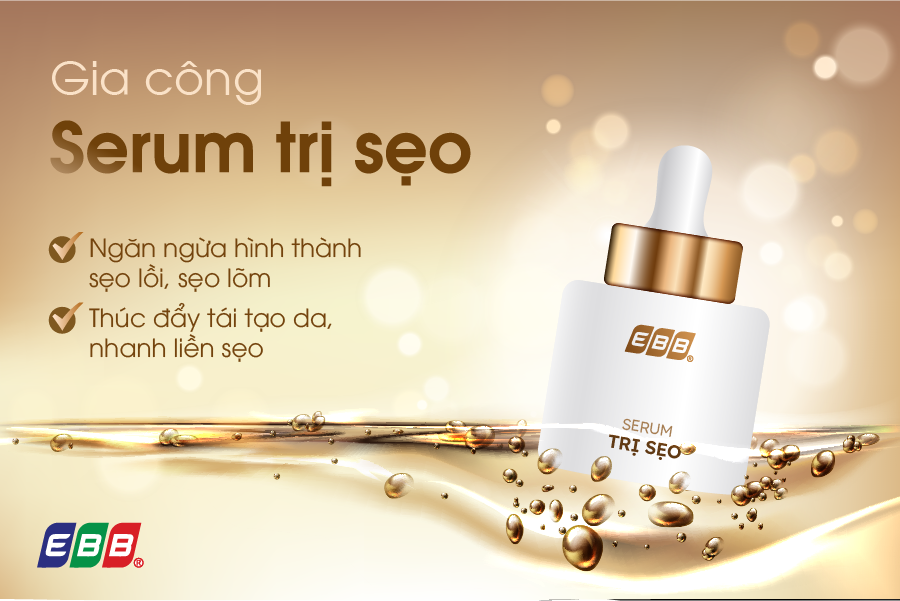 Gia công serum trị sẹo