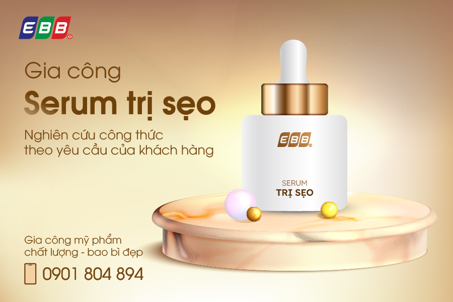 Gia công serum trị sẹo