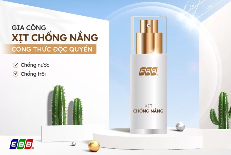 Gia công xịt chống nắng