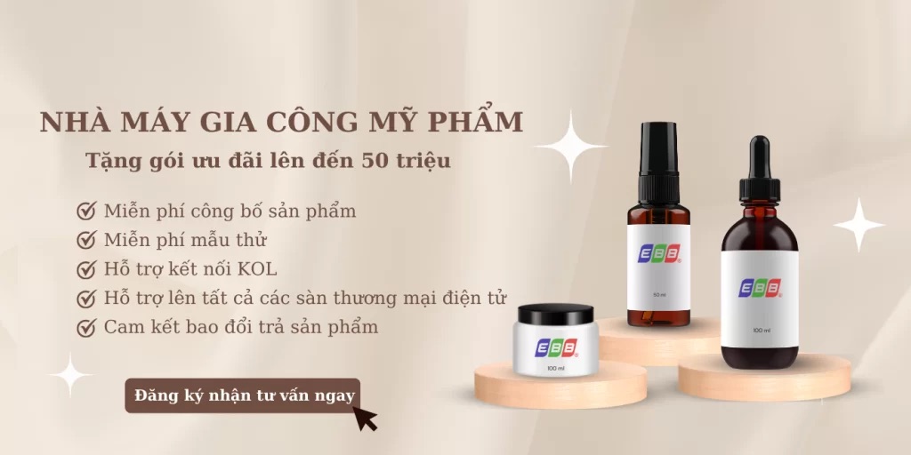 Nhà máy gia công mỹ phẩm