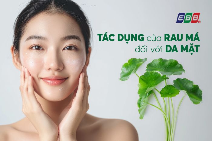 Tác dụng của rau má đối với da mặt