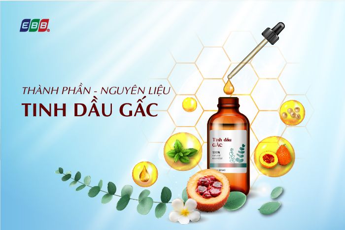 Thành phần nguyên liệu tinh dầu gấc